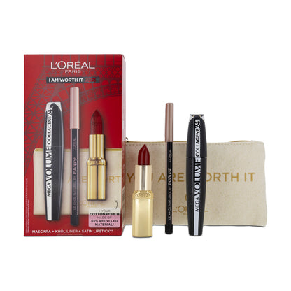 L'Oreal I Am Worth It Reds Make Up Set