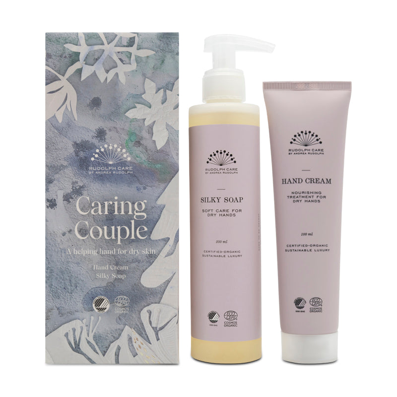 Silky Soap 200ml & Hand Cream 100ml Hand Care Set By Rudolph Care (Clearance)