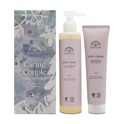 Silky Soap 200ml & Hand Cream 100ml Hand Care Set By Rudolph Care (Clearance)
