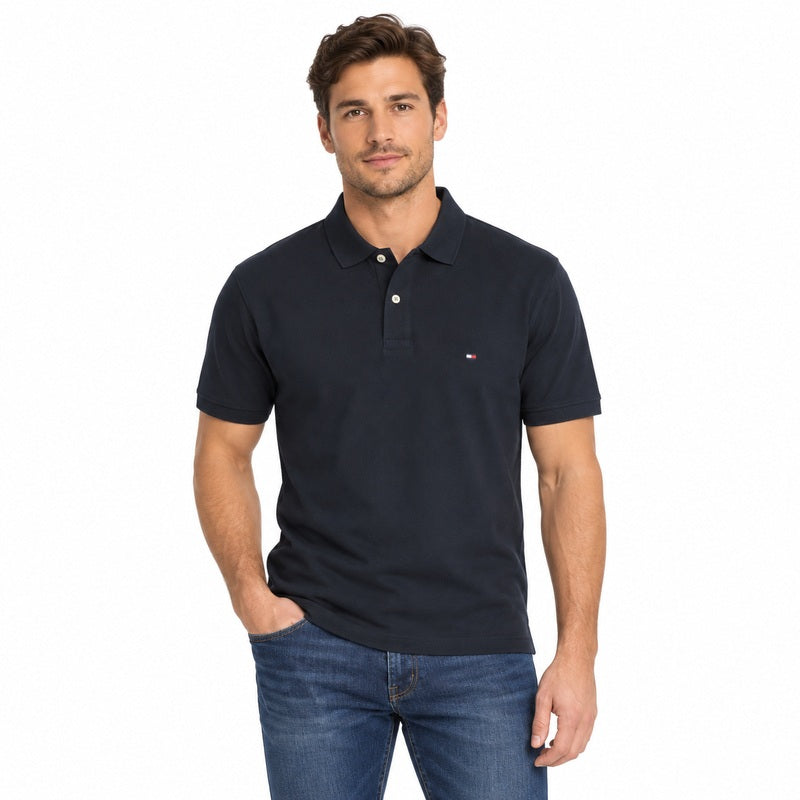 Tommy Hilfiger Polo Shirt Core 1995 Regular Fit Desert Sky  Men's