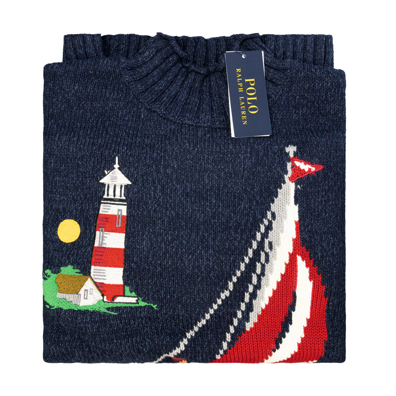 Polo Ralph Lauren Sailboat Jumper | Cotton Knit