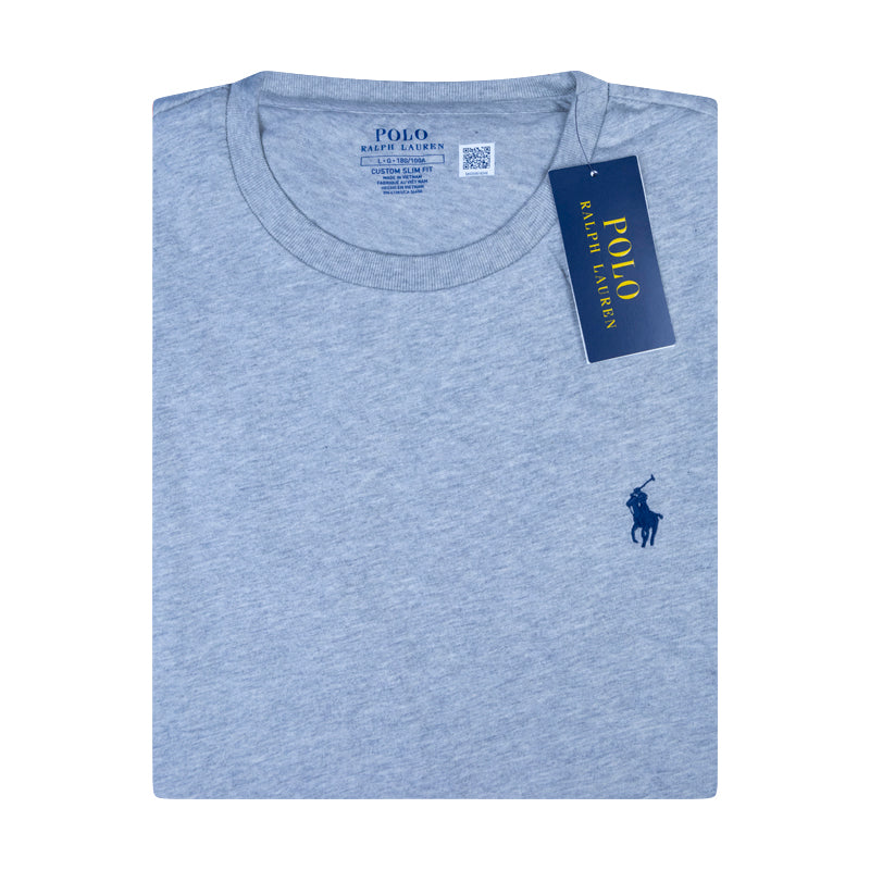 Ralph Lauren Polo Custom Slim Fit T-Shirt Grey Large Mens