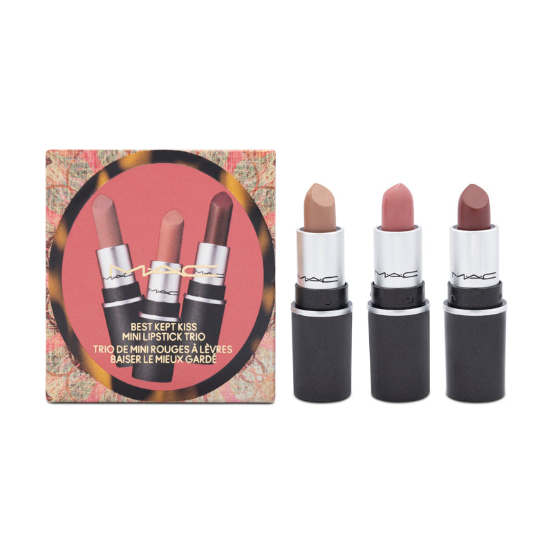 MAC Mini Trio Best Kept Kiss Mini Lipstick x 3