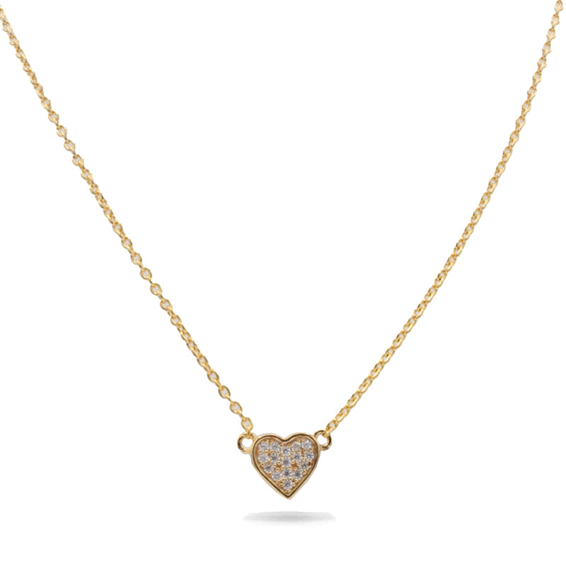 Sif Jakobs Gold Heart Necklace SJ-C2185-CZ(YG)