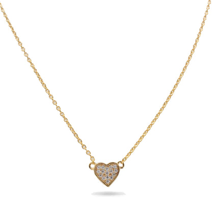 Sif Jakobs Gold Heart Necklace SJ-C2185-CZ(YG)