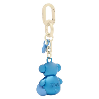Tous Blue Bold Bear Keychain