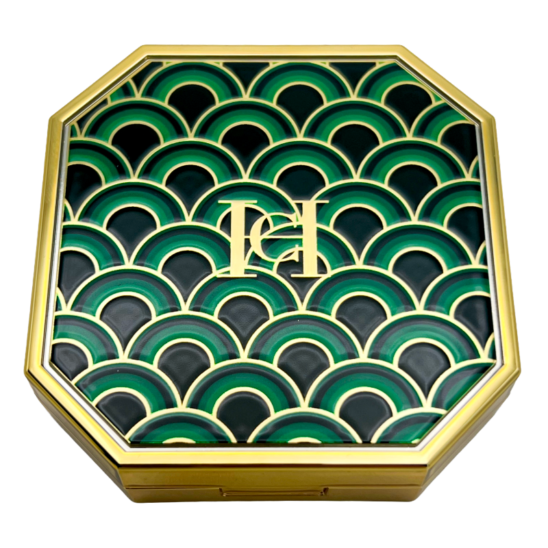 Carolina Herrera Fabulous Skin The Compact Green Waves Case