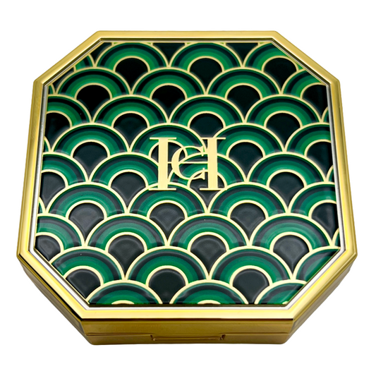 Carolina Herrera Fabulous Skin The Compact Green Waves Case