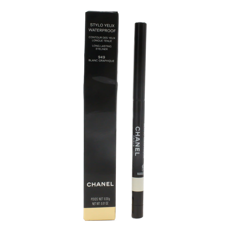 Chanel Stylo Yeux Waterproof Long Lasting Eye Liner 949 Blanc Graphique