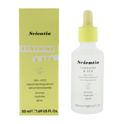 Scientia Sunshine & Sea Aqua Tanning Serum Bronze Hydrate Glow 50ml