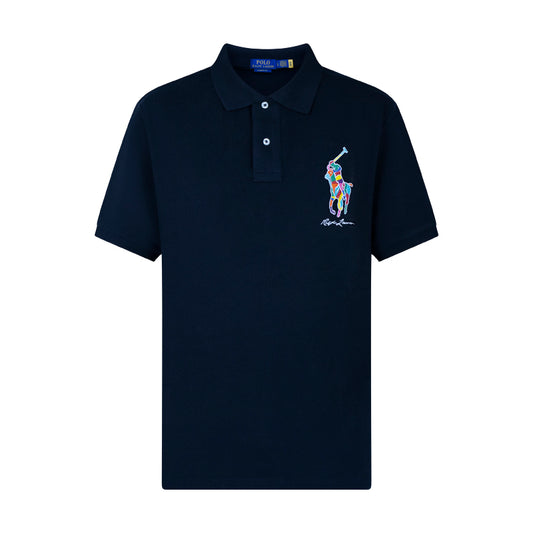 Ralph Lauren Black Polo Shirt Classic Fit Polo