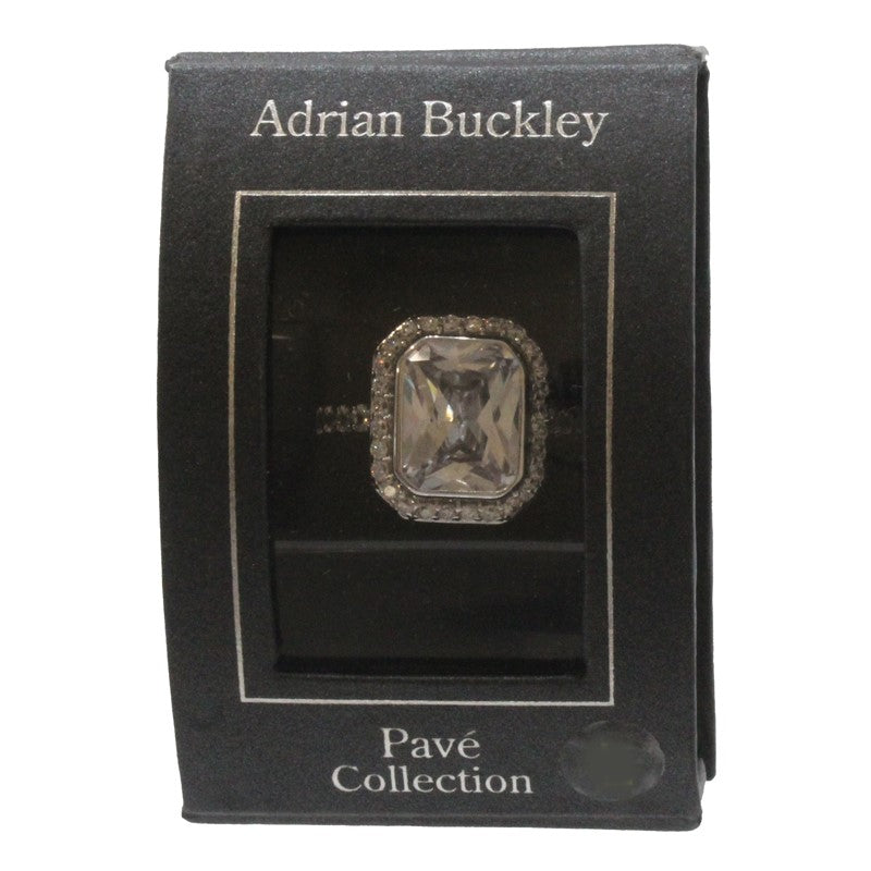 Buckley Pave Collection Square Crystal Ring CZR392M