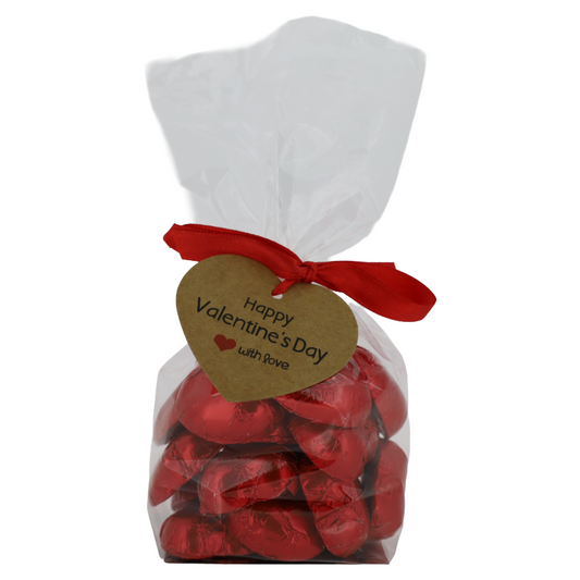 Valentines Luxury Swiss Milk Chocolate Red Hearts X20