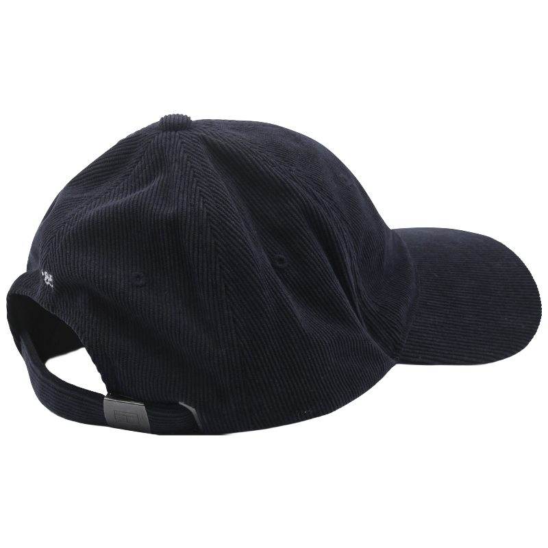 Tommy Hilfiger Men's Corduroy Navy Blue Baseball Cap O/S