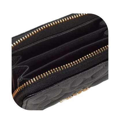 Tous Greta Leather Coin Purse Black