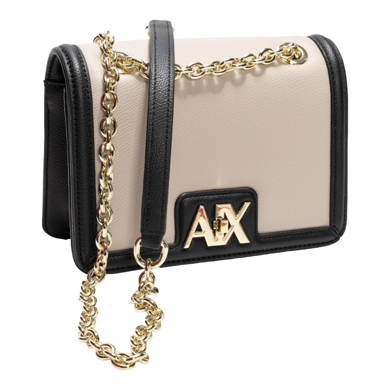 Armani Exchange Crossbody Handbag Messenger Bag Small Off Road/Black 4R731 