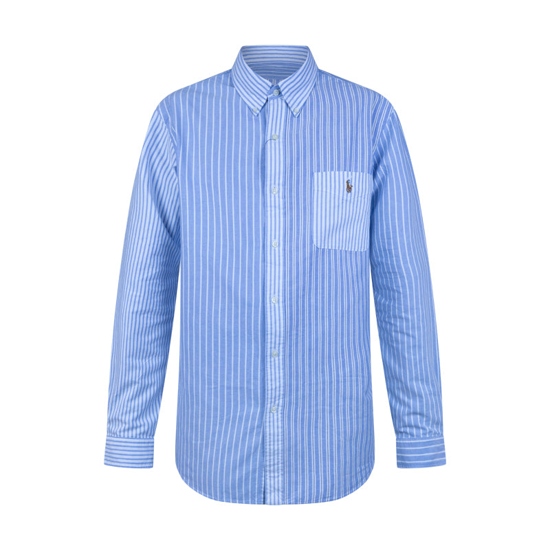 Ralph Lauren Polo Custom Fit Striped Shirt Blue/White