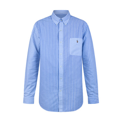 Ralph Lauren Polo Custom Fit Striped Shirt Blue/White