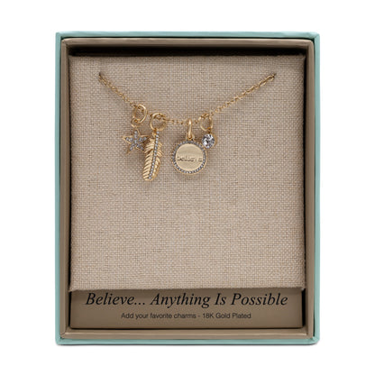 Lovita Gold Necklace - Believe... Anything Is Possible