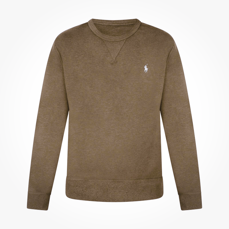Ralph Lauren Polo Double Knit Sweatshirt Brown  Men's