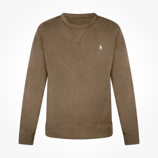 Ralph Lauren Polo Double Knit Sweatshirt Brown  Men's