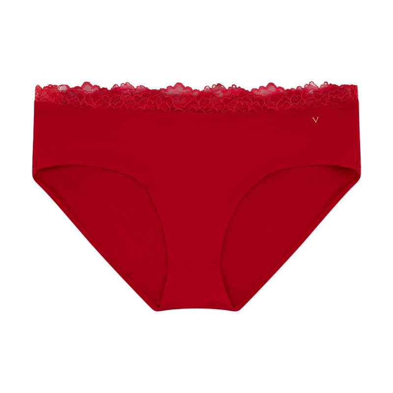 Victoria's Secret Cotton Hipster Knickers Red - Medium