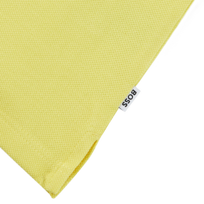 Hugo Boss Boys Polo Shirt Yellow with Logo & Stripes