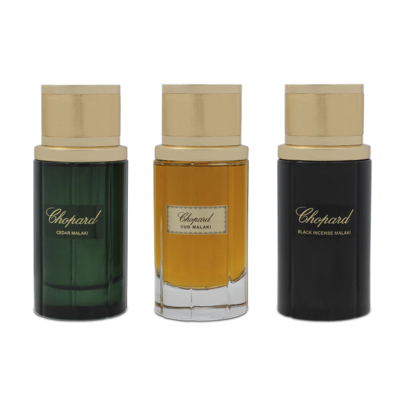 Chopard Malaki Eau De Parfum 3 x 80ml Gift Set Unisex (Blemished Box)