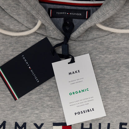 Tommy Hilfiger Core Logo Hoodie Men's Grey