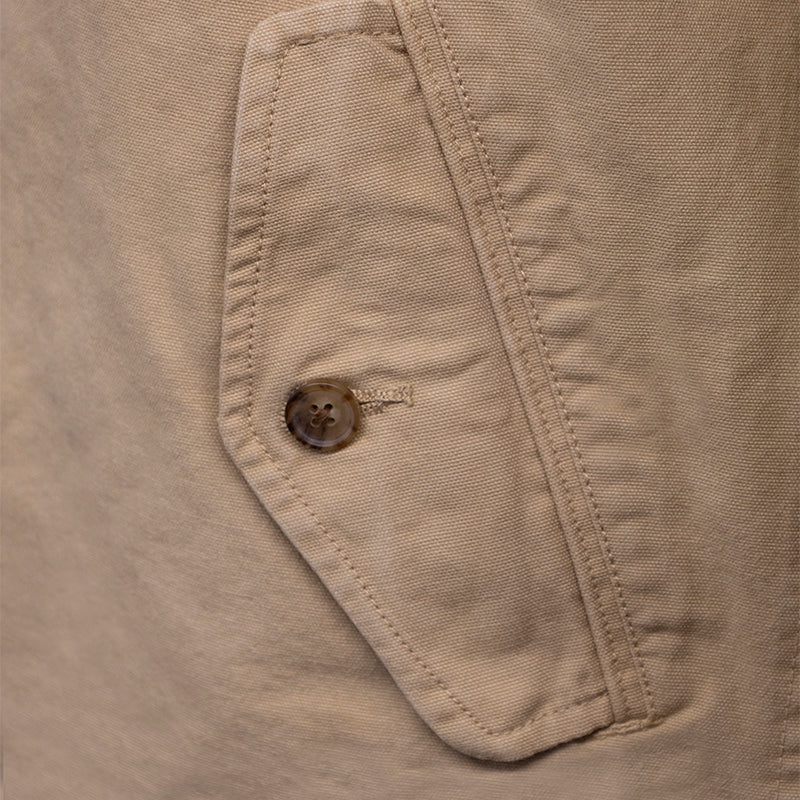 Ralph Lauren Polo Cotton Canvas Jacket Vintage Khaki Women's