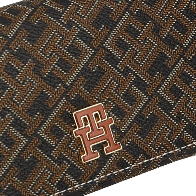 Tommy Hilfiger Monoplay Large Flap Purse With Chain Women's