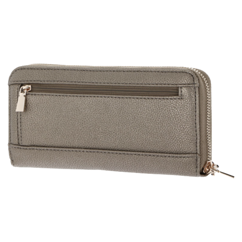 Guess Meridian Large Wallet Pewter Women's BG877846 