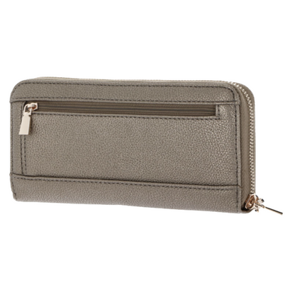 Guess Meridian Large Wallet Pewter Women's BG877846 