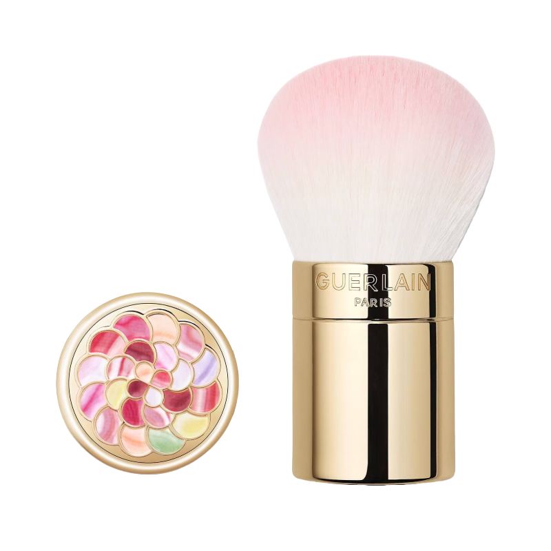 Guerlain Meteorites Light-Revealing Pearls Of Powder & Brush 02 Cool / Rose (Dented Tin)