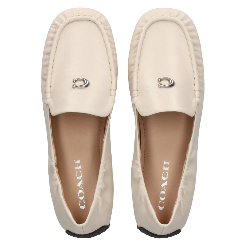 Coach Ronnie Leather Loafer Chalk Women's CP918