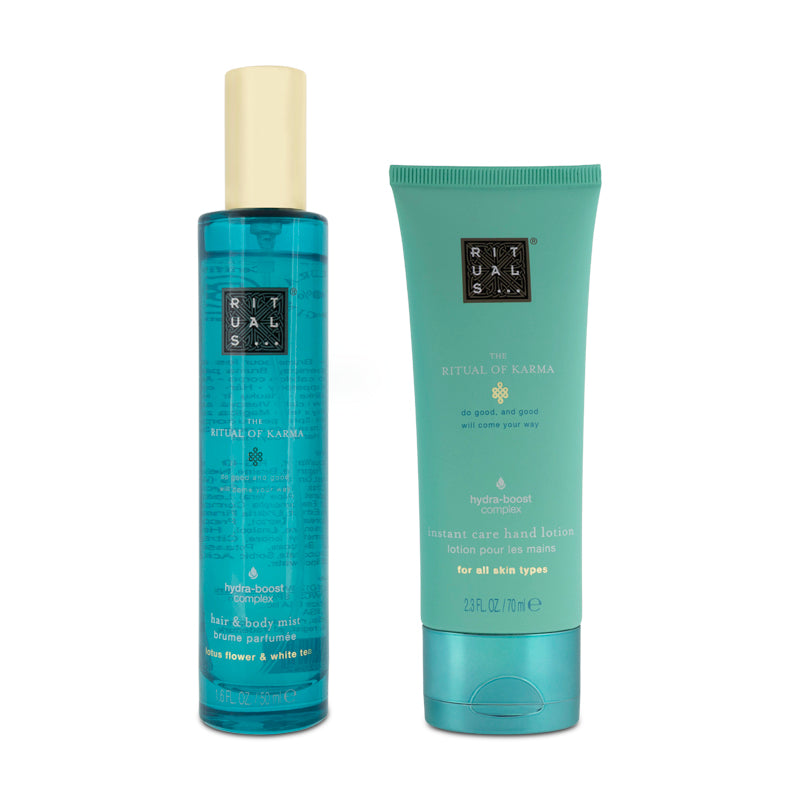 Rituals Karma Gift Set with Hair & Body Mist 50ml + Hand Lotion 70ml