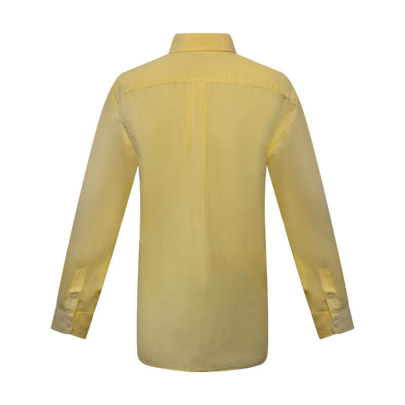 Ralph Lauren Yellow Cotton Shirt | Relaxed Fit