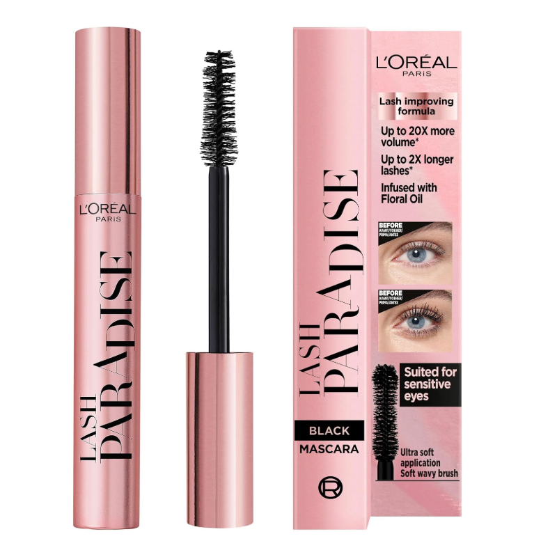 L'Oréal Paradise Mascara Black With Floral Oil (Blemished Box)