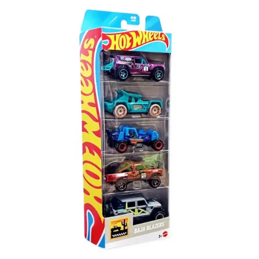 Mattel Hot Wheels Pack of 5 Cars - Baja Blazers