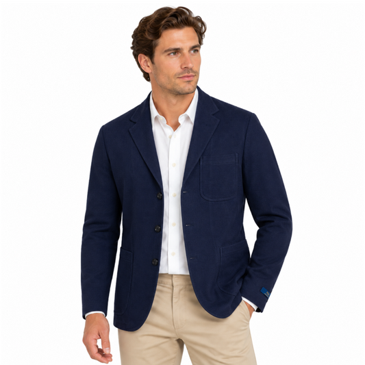 Ralph Lauren Modern Fit Mesh Sport Blazer Navy Mens
