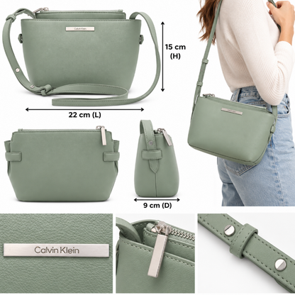 Calvin Klein Crossbody Bag Daily Dressed Sea Spray Women's