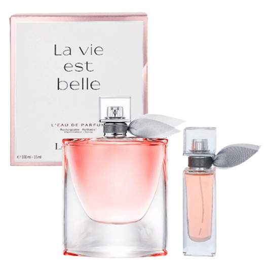 Lancome La Vie Est Belle L'Eau De Parfum Set 100ml+15ml (Blemished Box)