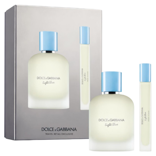 Dolce & Gabbana Light Blue Pour Homme Set EDT 100ml+10ml (Blemished Box)
