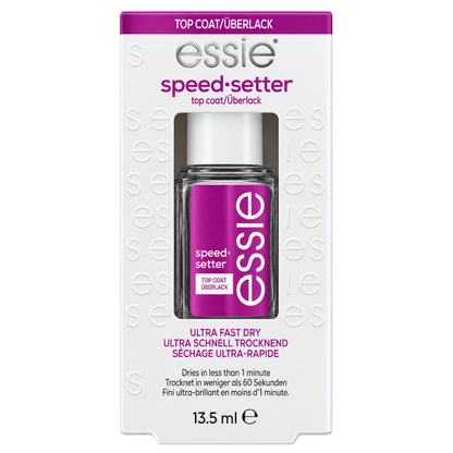 Essie Speed Setter Top Coat Ultra Fast Dry 13.5ml (Blemished Box)