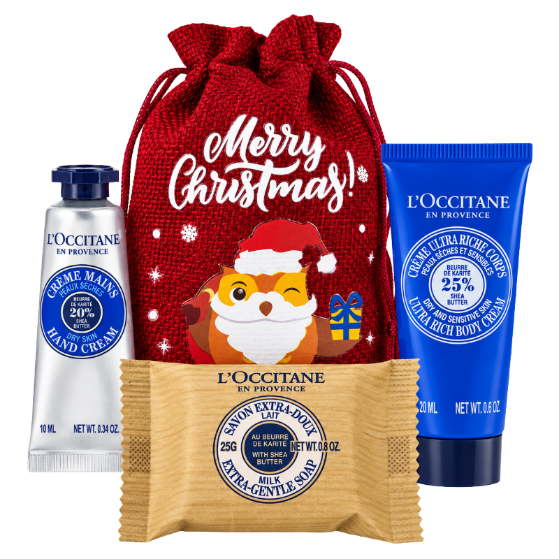 L'Occitane Essential Shea Trio Stocking Filler Christmas