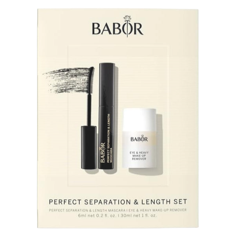 Doctor Babor Perfect Separation & Length Mascara + Eye & Heavy Makeup Remover Gift Set