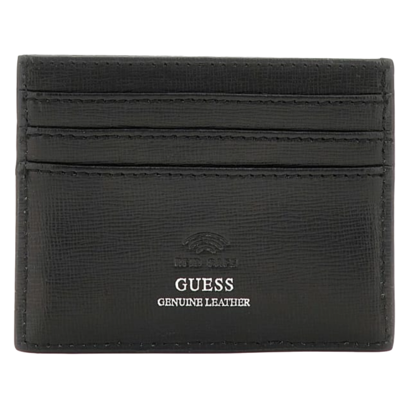 Guess Men's Certosa Saffiano Credit Card Holder