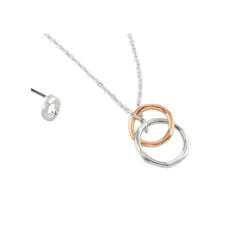 Buckley London Entwined Rings Pendant & Earrings Set