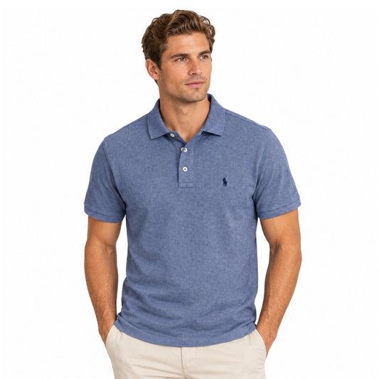 Ralph Lauren Polo Linen Cotton Navy Shirt Men's
