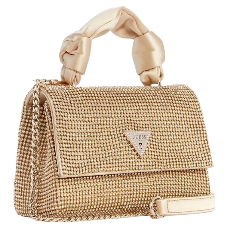 Guess Women's Lua Mini Hand Bag Gold